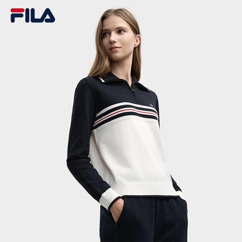 Fila Women's Colorblock Lapel Sweater