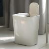 Sorting Trash Can Double Compartment Garbage White Bin Recycle Dual Waste Rubbish Pp Trashcan Office