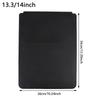 Non-Magnetic Laptop Sleeve - Compact Durable Synthetic PU Case With Rolling Function For Computer Laptop Bag