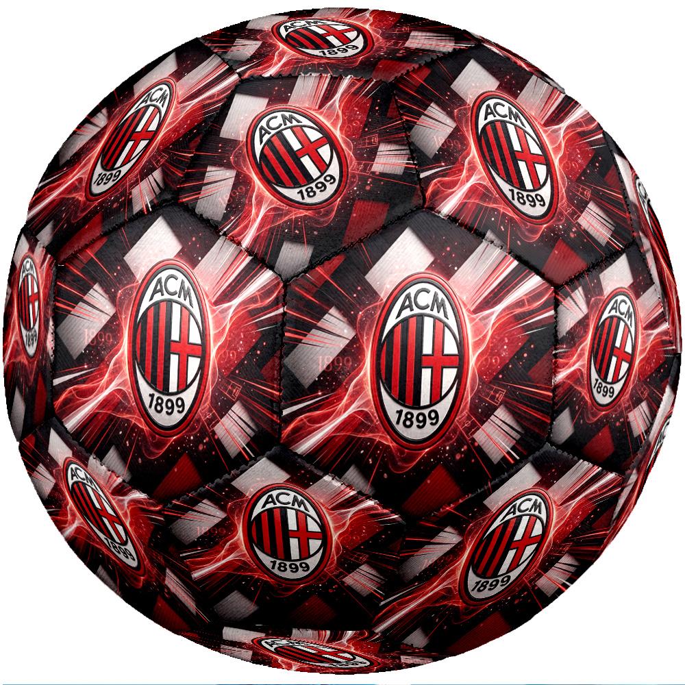 Pallone da calcio Tema AC Milan Taglia 5 Pallone da calcio Tocco Morbido Pallone da calcio per Allenamento Professionale per Sport all'Aperto