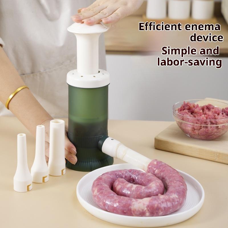 Multipurpose Sausage Meat Stuffer Horizontal Sausage Maker Homemade Kitchen Meat Sausage Maker Tool Sausage Filler