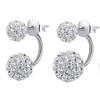 Damen Modeschmuck Dame Elegant Strasskugel Ohrstecker Ohrringe Geschenk