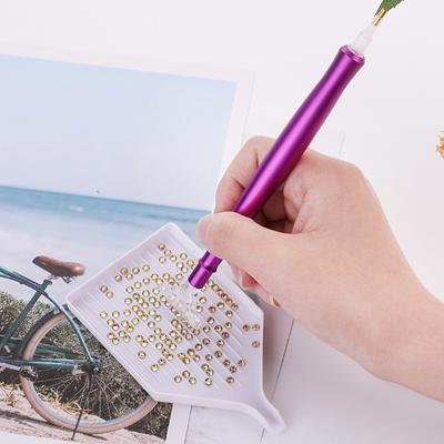 Alloy 5D Diamond Painting Pen Crystal Point Drills Handmade Tools With Multi Placer Pens Tip DIY Diamond Painting Accessories