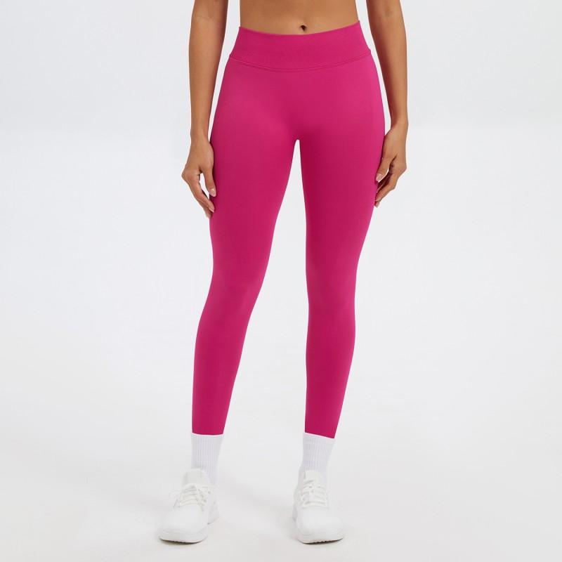 High-Waisted Seamless Yoga Leggings With Butt-Lifting Support Stretchy Workout Pants Women