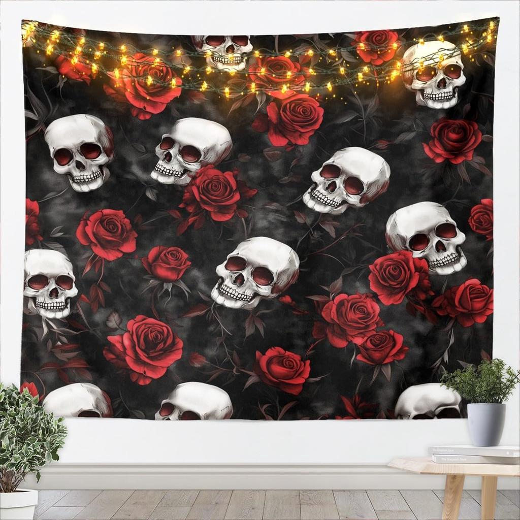 Happy Halloween Wall Art Medium Kids Spider Wall Hanging Blanket for Boys Girls Teens Cobweb Vintage Halloween Decor Spooky
