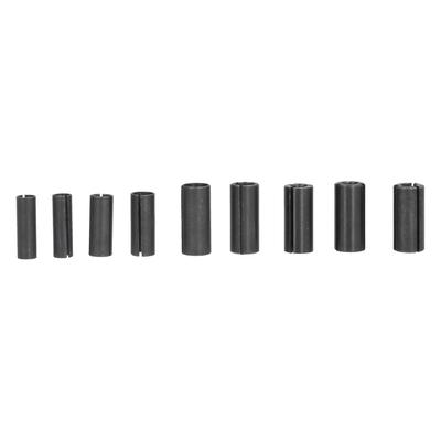 Set di 9 Pezzi Adattatori Pinze per Fresatrice Convertitore Mandrino in Acciaio al Carbonio Kit Accessori per Serraggio