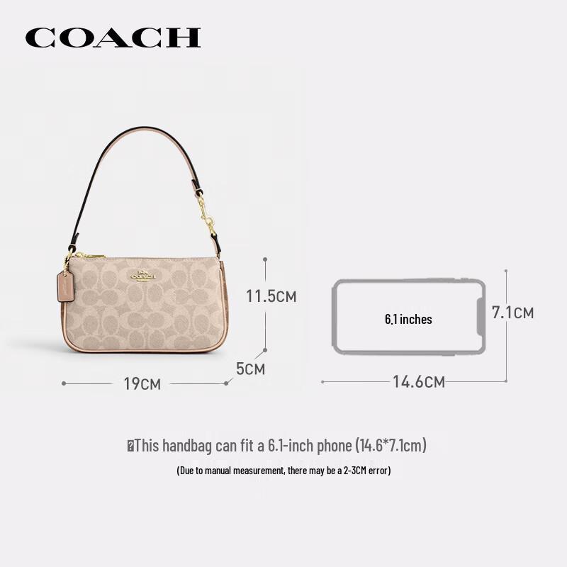 Coach Nolita 19 Signature Canvas Small Shoulder Bag