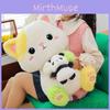 Cat Panda With Plush Toys Cartoon Stuffed Dolls Room Decorations Kids Gifts