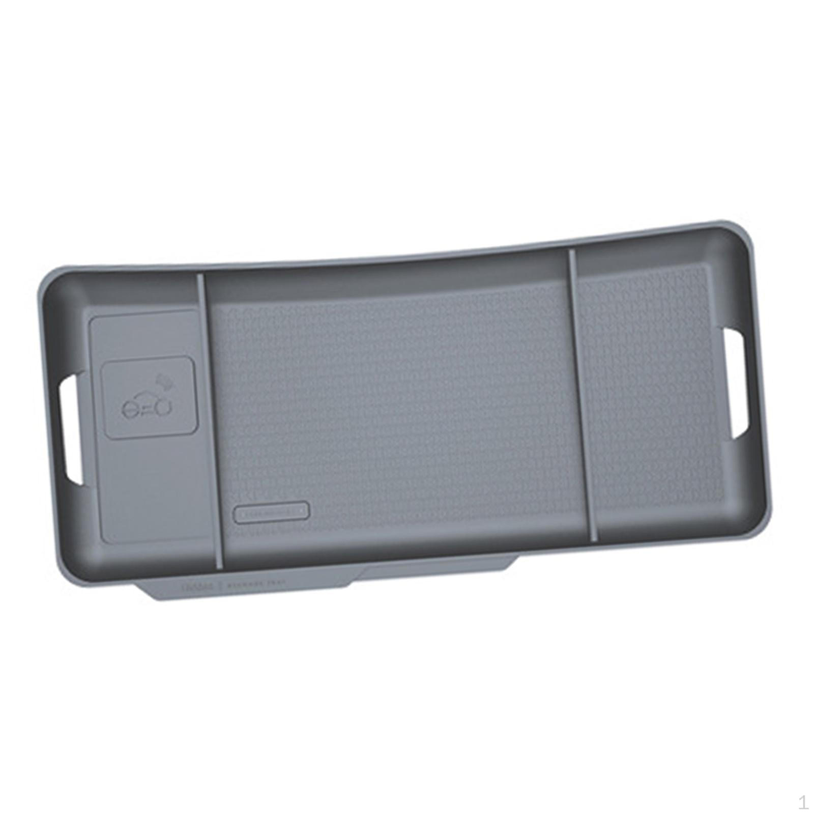 

Car Behind Screen Storage Tray Dashboard Organizer for Model 3 Y серый