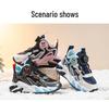 Babudou 2025 Scarpe Invernali Sportive Foderate in Pile per Bambini - Calde, Antiscivolo, Cotone a Doppio Strato per Ragazzi