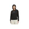 Calvin Klein Logo Print Round Neck Casual Loose Pullover Sweatshirt Women sweatshirt Black J220088