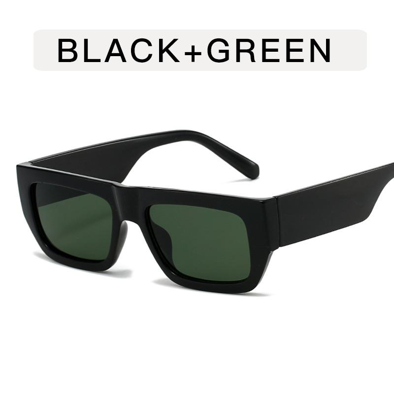 Retro Square Sunglasses Fashion Small Frames Men Women Shades Rectangle Vintage Yellow Leopard Sun Glasses Steampunk Eyeglasses