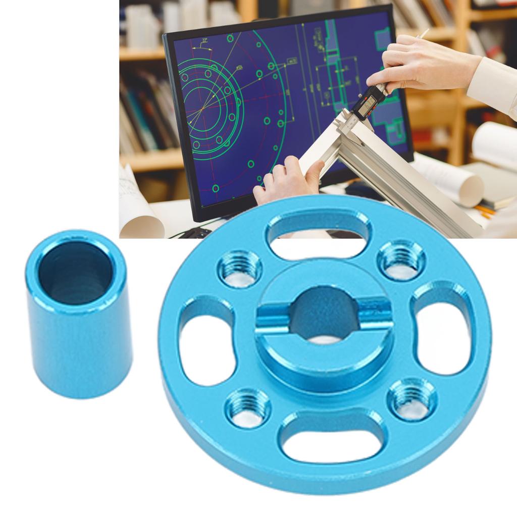 RC Gear Adaptor Set Aluminum Alloy Spur Gear Adaptor High Speed Metal Gear Set for Tamiya TT?02