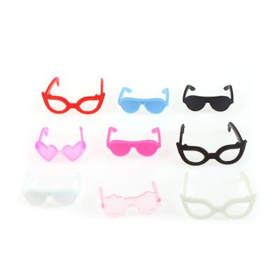 20Pcs Doll Glasses Dollhouse Miniature Glasses Eyeglasses Doll Decor Toy