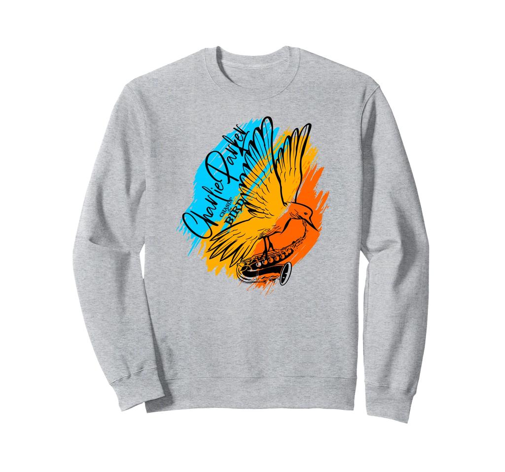 Charlie Parker Multicolor Bird Saxophone Sweatshirt