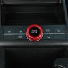 For Hyundai Kona SX2 2024 2025 Interior Accessories Aluminum Car Central Console Gear Shift Drive Model Control Knob Ring Cover