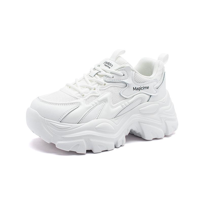 Augustine platform dad shoes women's 2025 new autumn mesh lightweight casual sports shoes show small ins