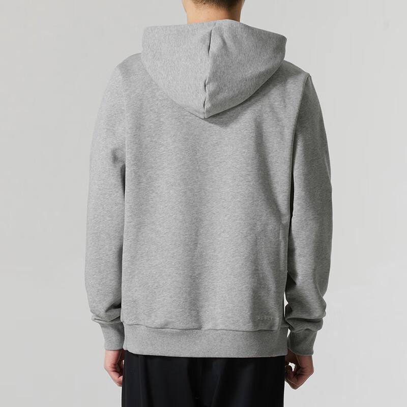 Nike College Style Color Block Logo Simple Hoodie Men Hoodies Gray FZ0219-063