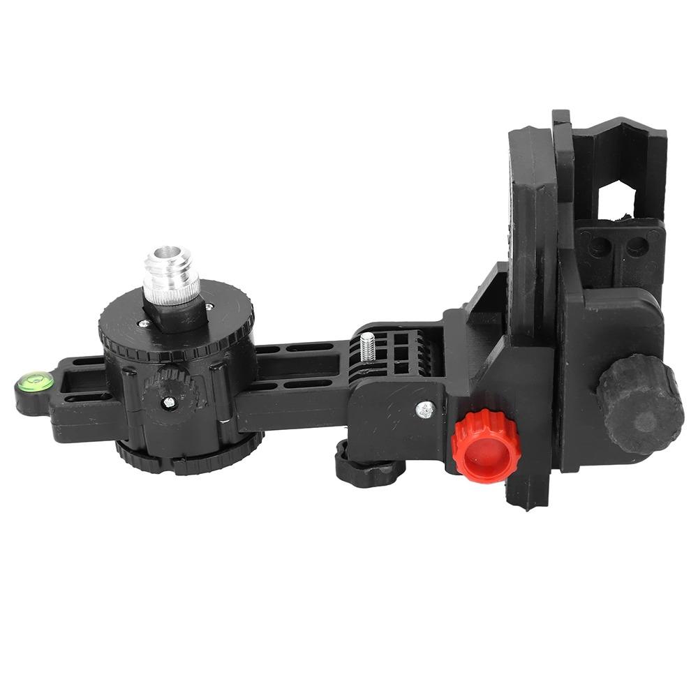 1Pcs Adjustable Support Level Bracket Base 360 Degree Fine Tuning Level Adapter Rotatable with Clip Pivoting Base