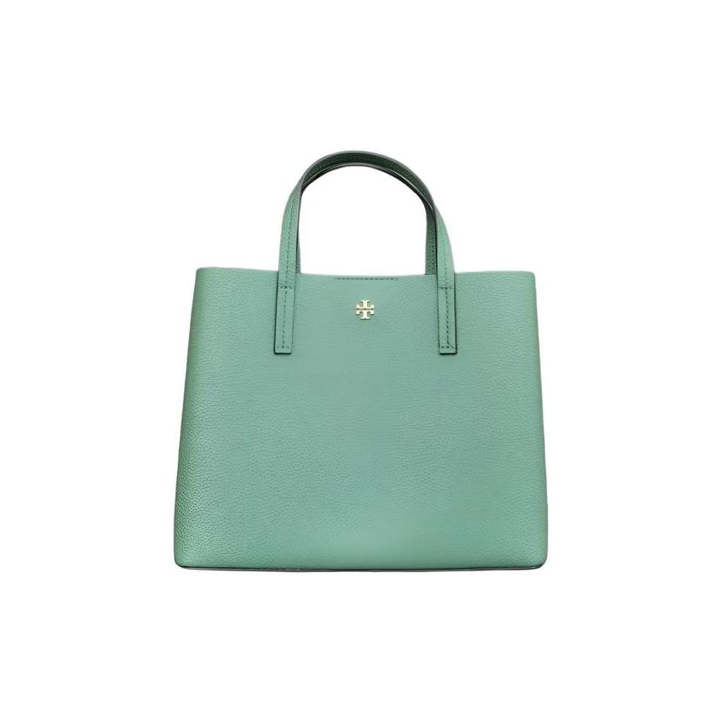 Tory Burch Blake Litchi Pattern Design Tote Bag Women Tote Green 85985-303
