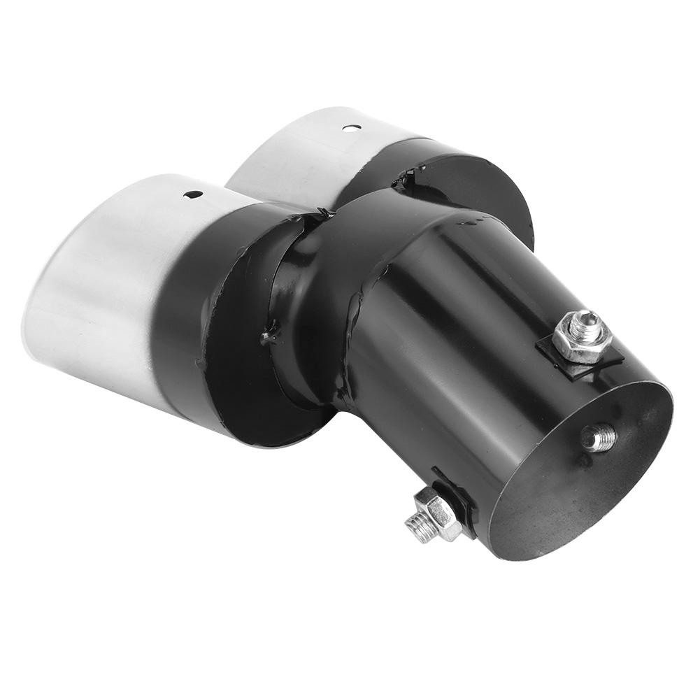 63mm 2.5in Stainless Steel Car Dual Exhaust Tip Tail Pipe Car Accessory