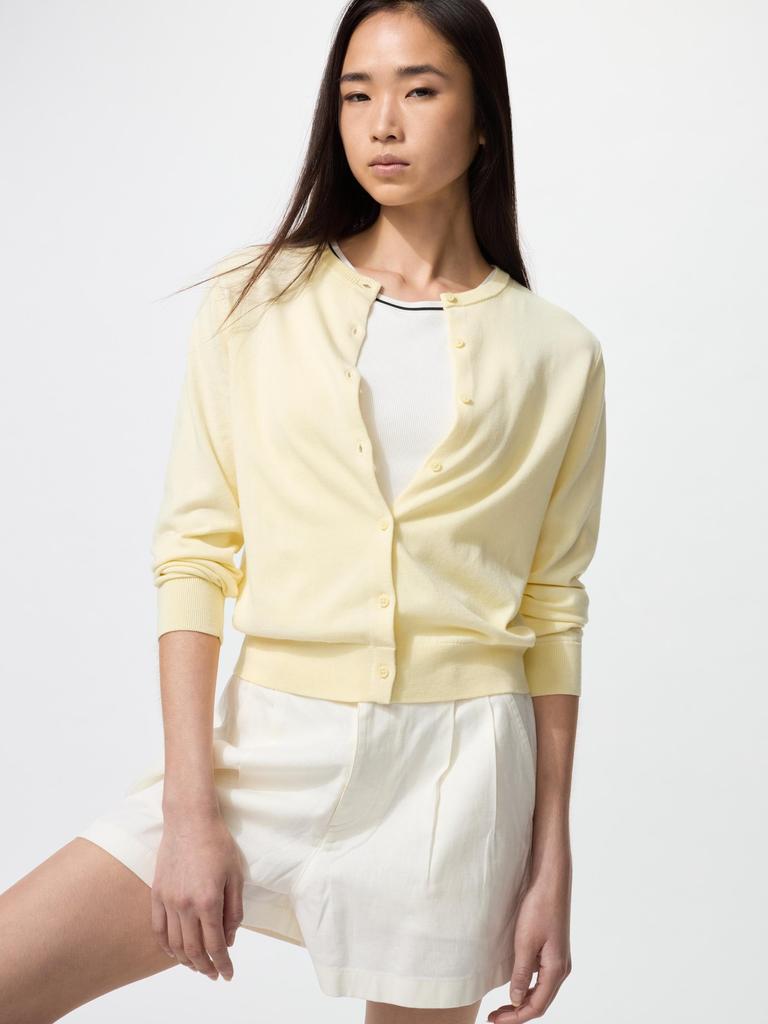 Uniqlo Uv Protection Crew Neck Cardigan  Long Sleeve 