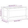 Planters 2 Pcs Solid Pine Wood