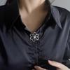 Reusable Metal Waist Buckle Pearl Flower Style Retractable Waist Tighten Buckle Clip Snap Fastener Pants Pin for Jeans Button