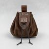 Medieval Waist Bag Antique-Finish Drawstring Pouch with Belt Loop
