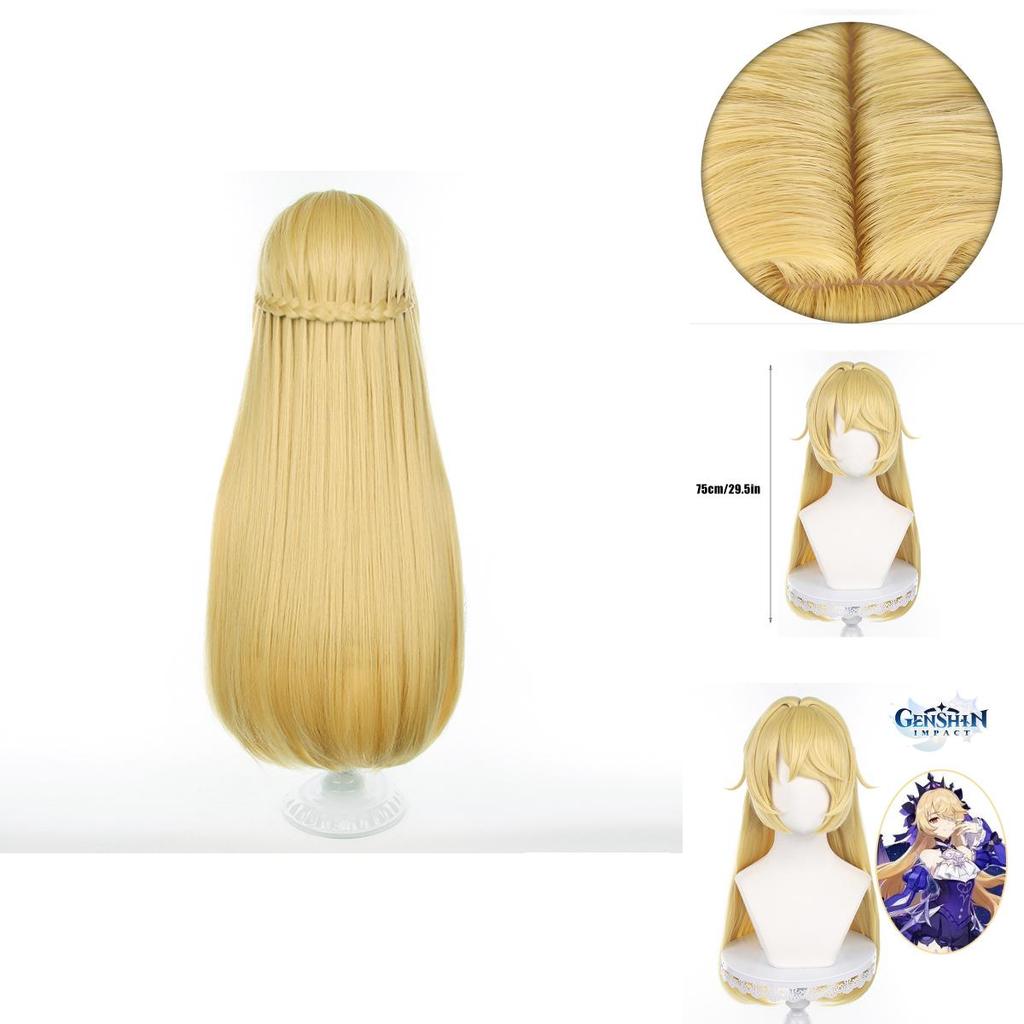 Professional Genshin Impact Fischl Cosplay Wig Props For Parties