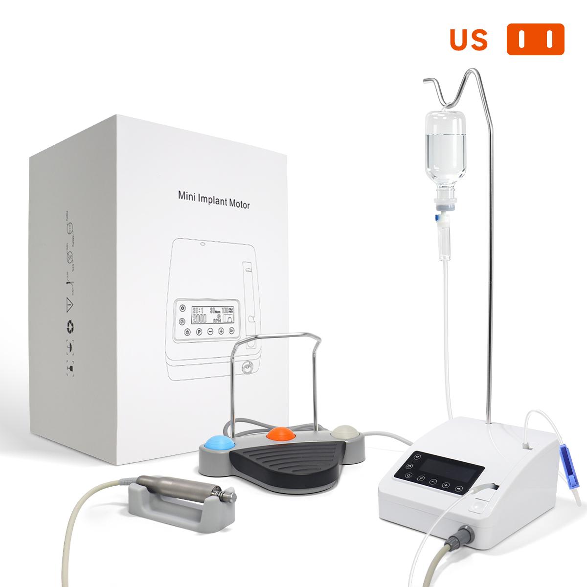 Dental brushless implant motor system with