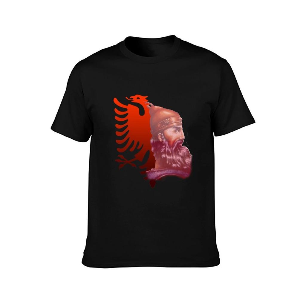 Albaniaberg TShirt Casual All Match Tee Shirt for Men