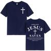 Good News Jesus Saves Tshirt Unisex Unisex Summer Casual 100cotton Short Sleeve T Shirt High Quality Fashion Oversized Tshirts