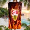 VfB Stuttgart Voetbal Strandlaken Zacht Microvezel Zomer Handdoek Sneldrogend Absorberend Handdoek voor Strand Zwembad Reizen