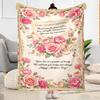 Mother's Day Love Blanket Suitable for Sofas,travel, Living Rooms Also a Good Gift for Friends and Family Suitable for All Seasons.