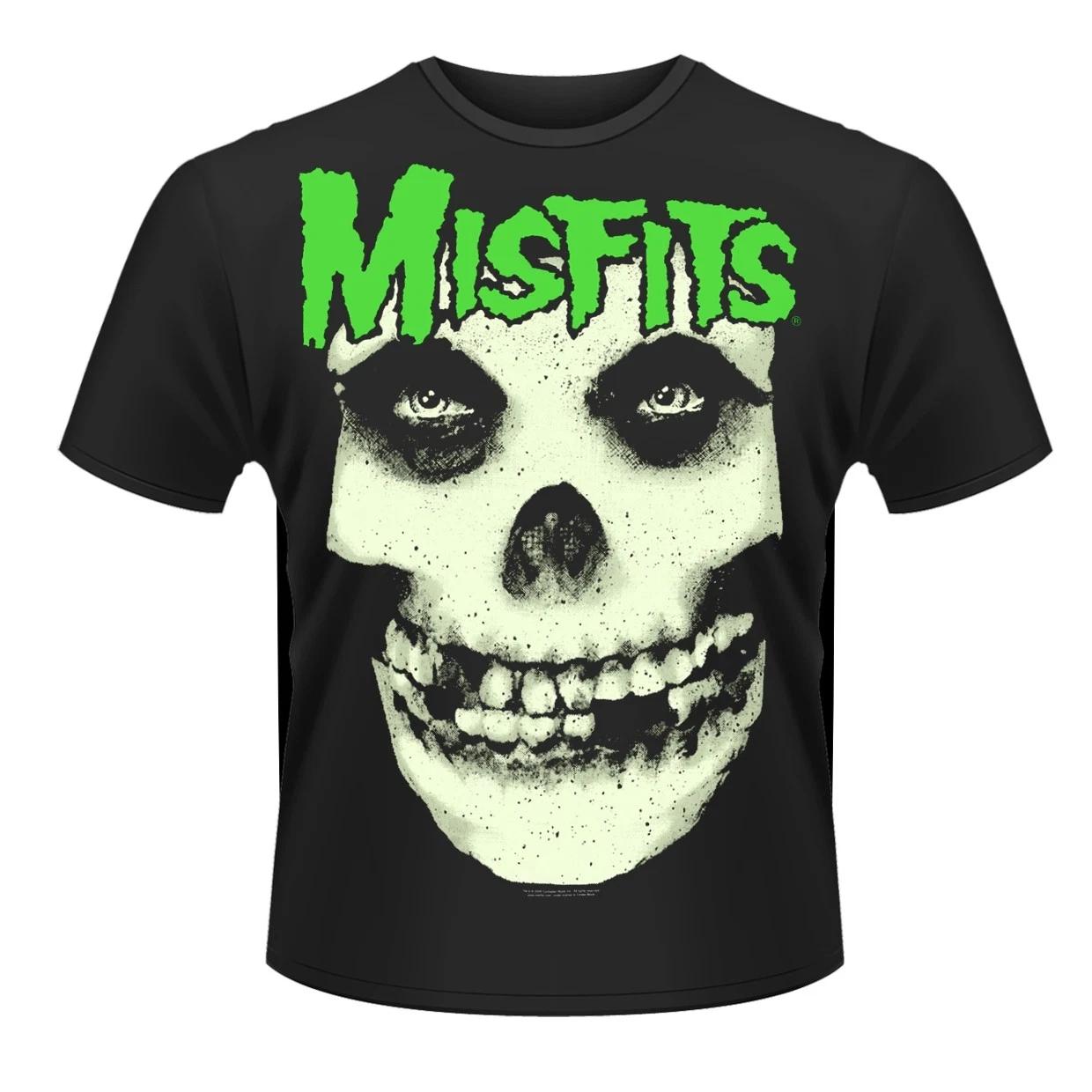 

Misfits Glow Jurek Skull T shirt - NEW S