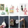 10-50pcs Photo Frame Hooks Storage Rack Screw Holders Door Hanger Self-Adhesive Multi-Function Gadgets Organizer Kitchen Accesso