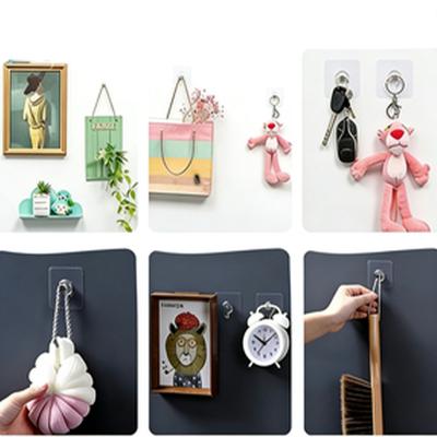 10-50pcs Photo Frame Hooks Storage Rack Screw Holders Door Hanger Self-Adhesive Multi-Function Gadgets Organizer Kitchen Accesso