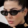 New Arrival Small Cat Eye Sunglasses Women Oval Vintage Brand Elliptic Square Sun Glasses for Female Shades Female Eyewear