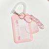 New High Beauty Card Holder Vertical Love Gradient ID Card Holder Flash Pink Credit Card Holders Bus Student
