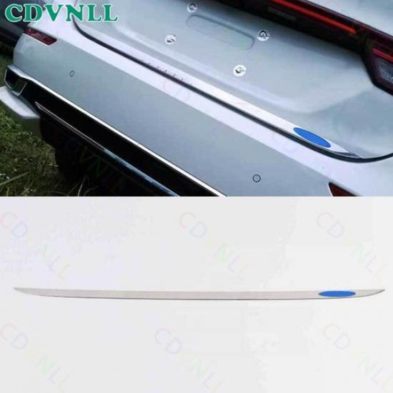 For Kia Forte K3 - Chrome Steel Car Rear Tailgate Trunk Lid Strip Trim