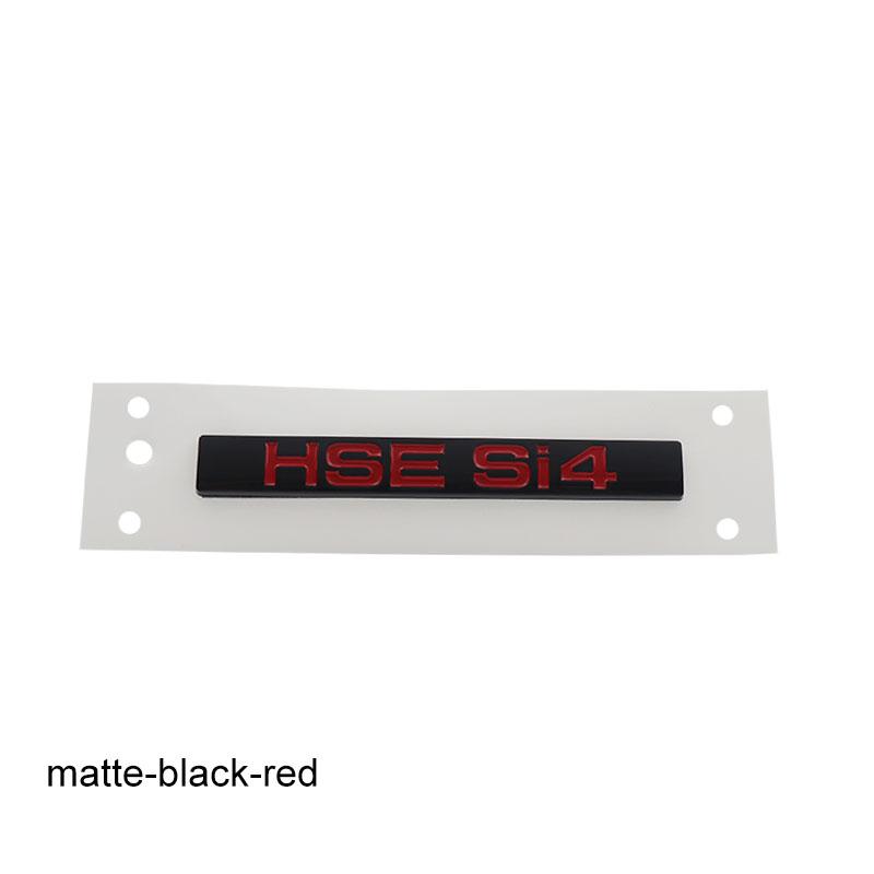 3D Premium HSE Si4 Edition for England UK SUV Off Road car Engine Hood Fender trunk Tail Rear Decal Emblem Badge Sticker