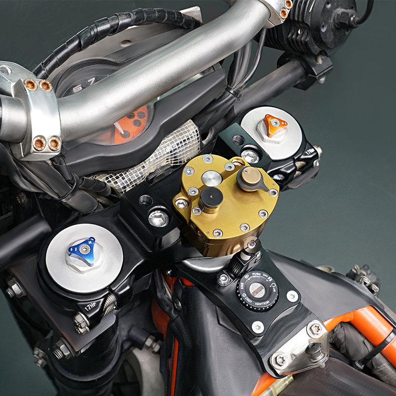 For KTM 690 Enduro/R 2012-2018 Steering Damper Bracket Mount Riser 1" 25mm 690 Enduro R 2012 2013 2014 2015 2016 2017 2018