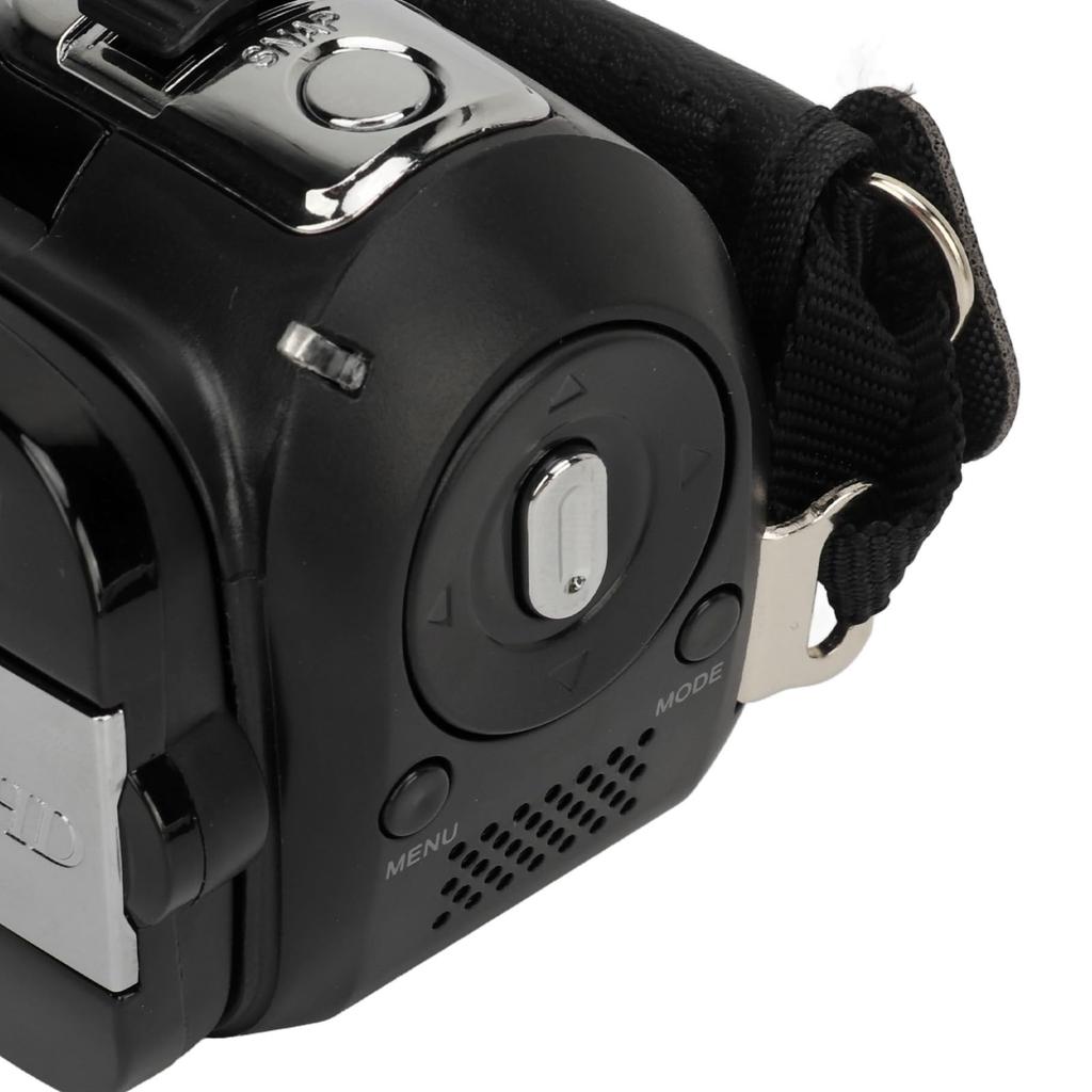 Digital Camera HD 1080P 16MP 2.4-inch Rotatable Screen Video Camera with 16X Zoom Recorder and Fill Light (Black)