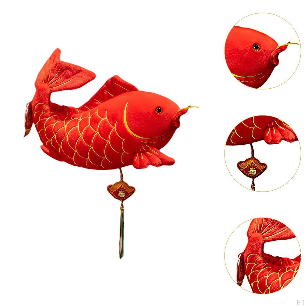 Fish Plush Toy Soft Stuffed 16inch Kids Room Decor Animal Doll Cute for