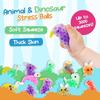 Mini Animal Squishies - Small Fidget Stress Balls Bulk Pack for Party Favors, Classroom Prizes & Sensory Play