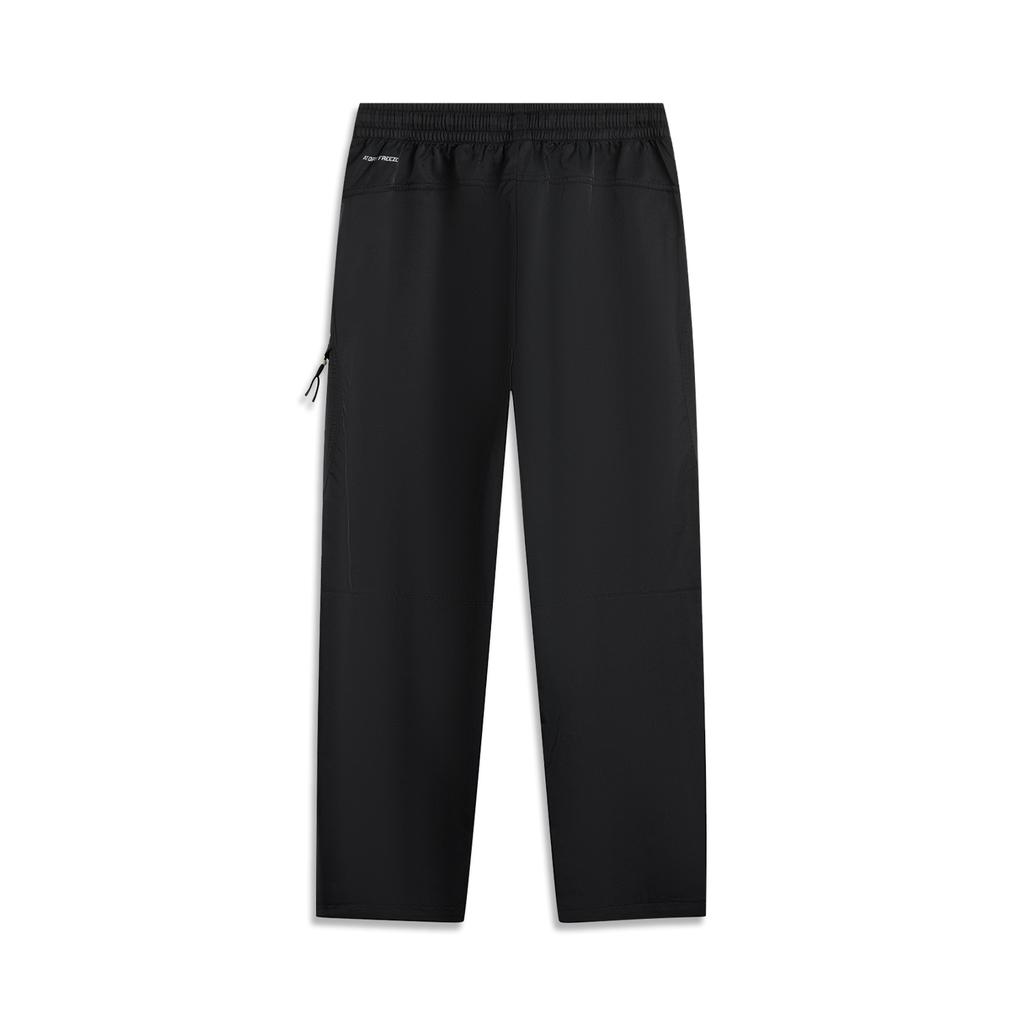 Li Ning Bad Five Comfortable Simple Versatile Mid Waist Straight Leg Casual Pants Men Bottoms AYKV187-4