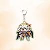For Acrylic Keychain Anime Peripheral Vox Alastor Valentino Velvet Baxter Q Version Backpack Accessories Pendant Festival Gift