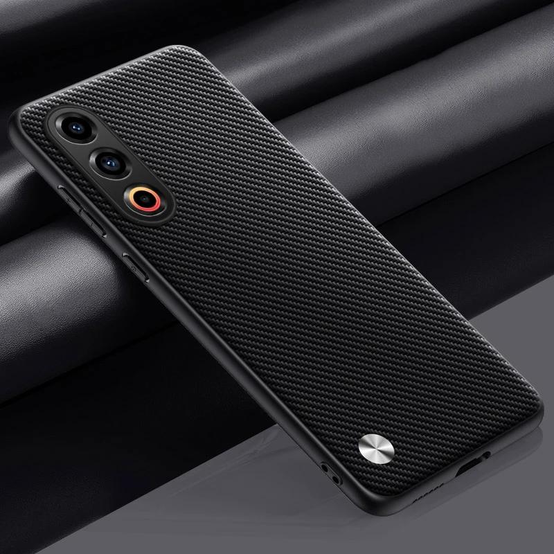 Luxury Ultrathin Leather Phone Case For Meizu 21 Note 21Pro Plain Skin Shockproof Soft Back Cover For Meizu 21 Pro For Meizu 21 Pro