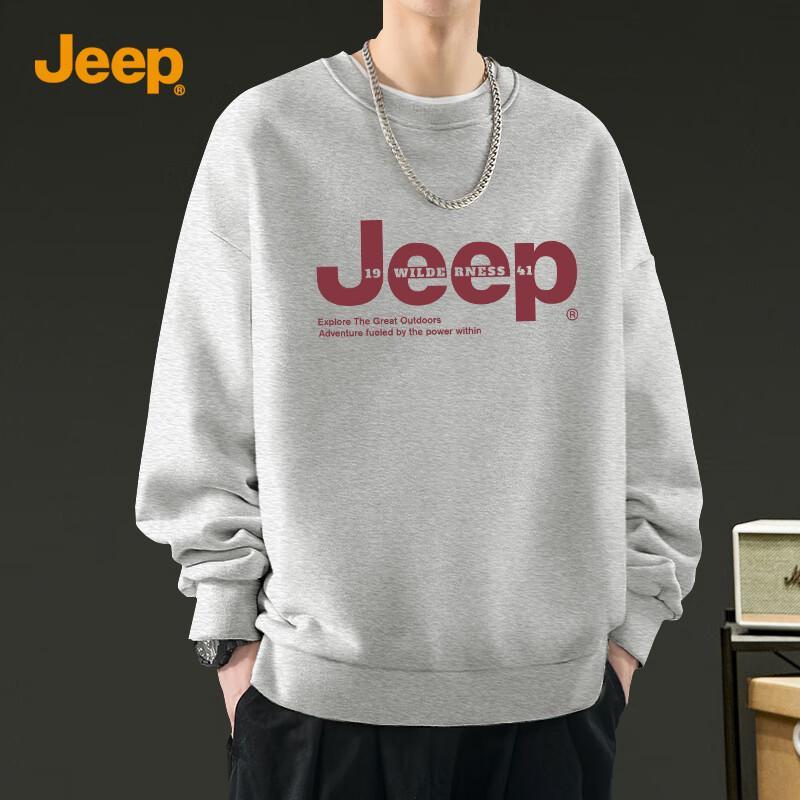 Jeep Men's Heavyweight Crewneck Sweatshirt